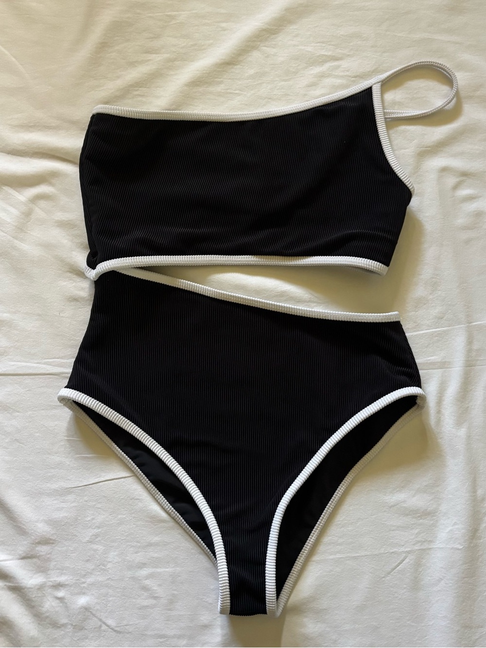 Beach Riot Liora One Piece Black & White Size Small